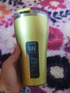 BrüMate Leak proof NAV Tumbler in Metallic Gold *Stardust*